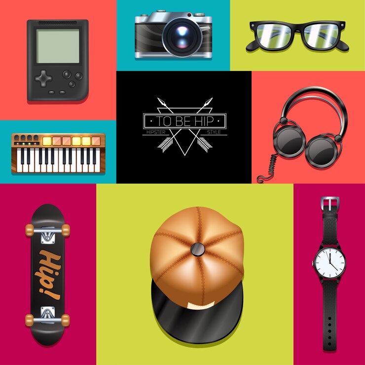 Free Vector hipster concept