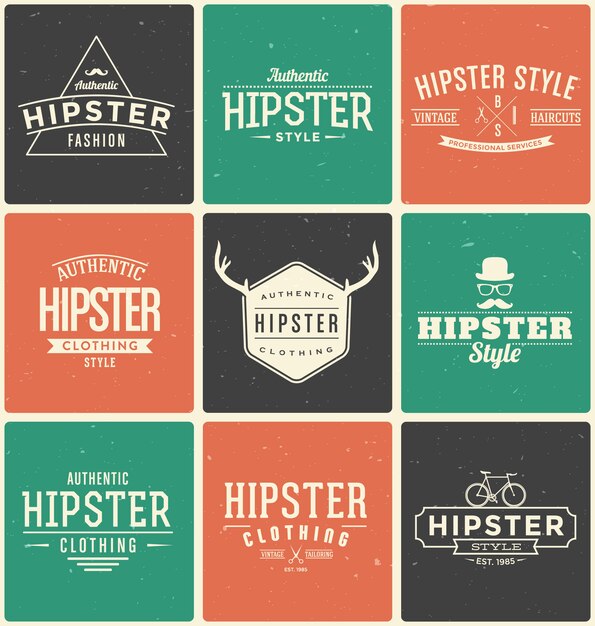 Hipster designs collection