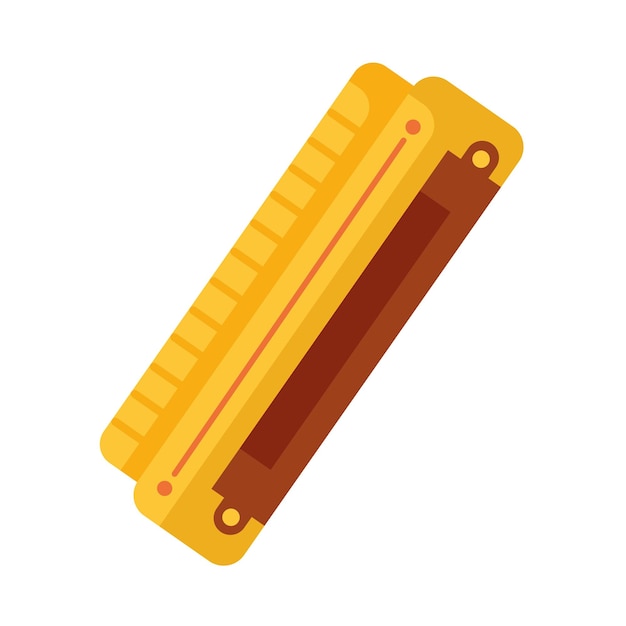 Free vector hispanic heritage instrument harmonica