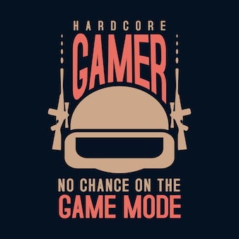 Хобби gaming vector graphics design for t shirt