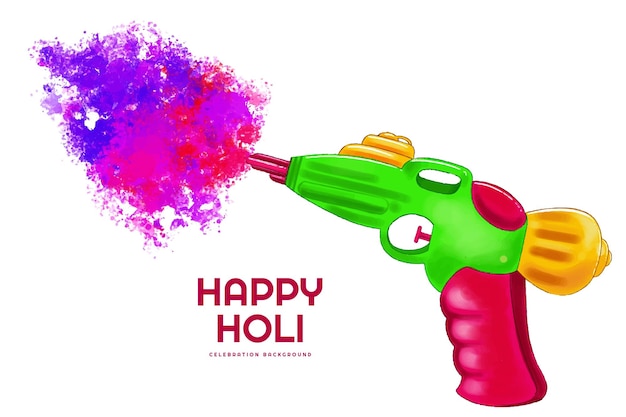 Holi celebration colorful for indian festival background