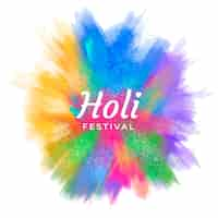 Free vector holi festival background