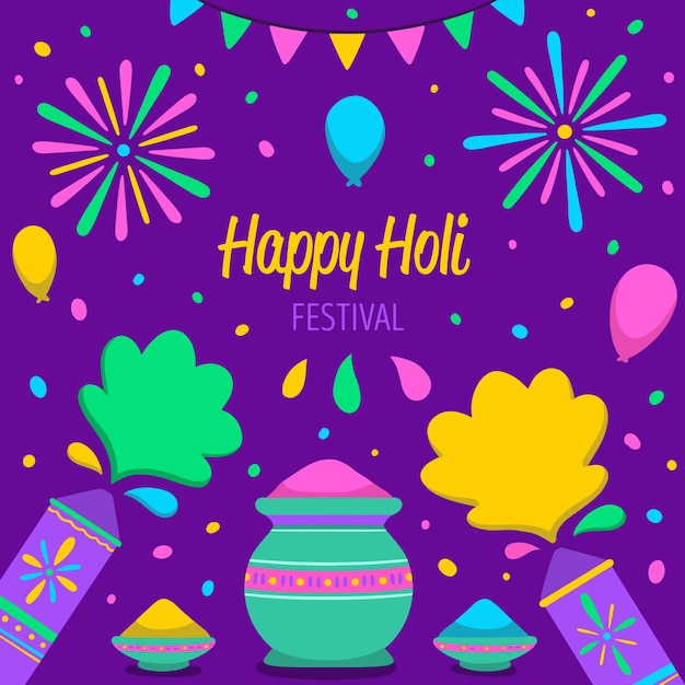 Holi festival background