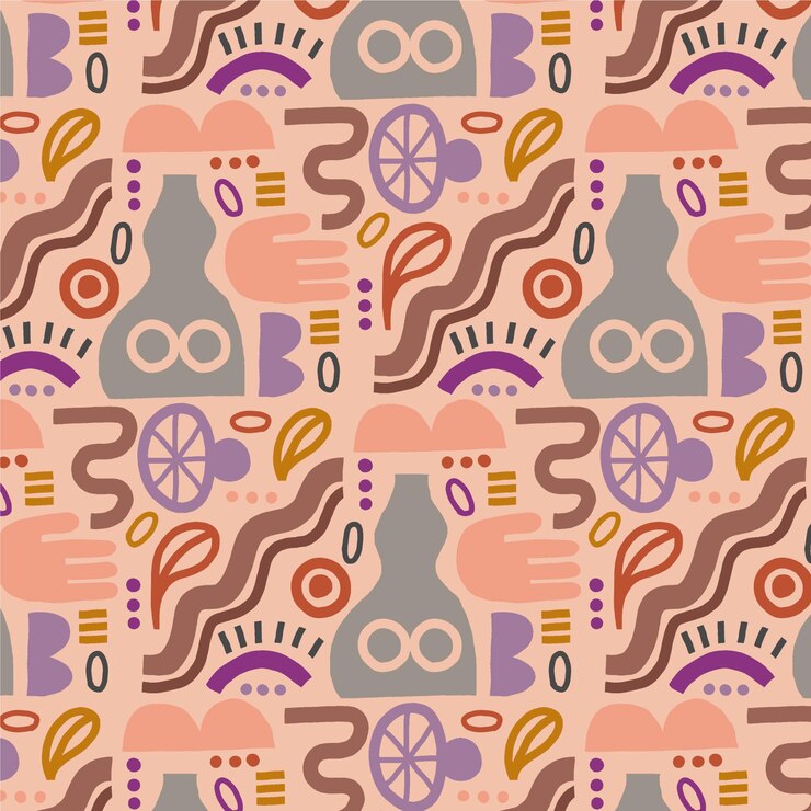 Free Vector holi festival pattern indian culture