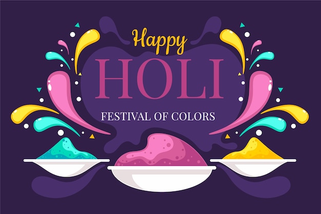 Holi festival wallpaper