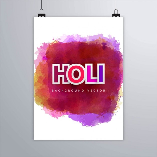 Brochure holi festival