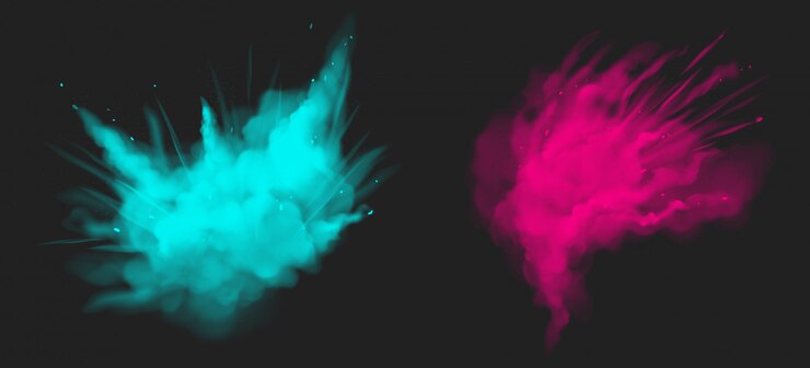 मुफ़्त वेक्टर holi paint powder color explosion realistic