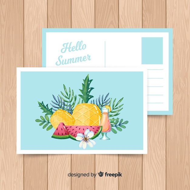 Holiday postcard