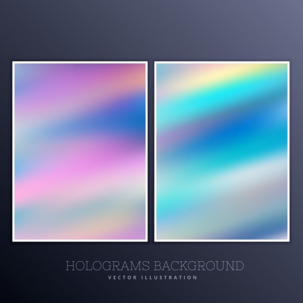 Holographic colorful background