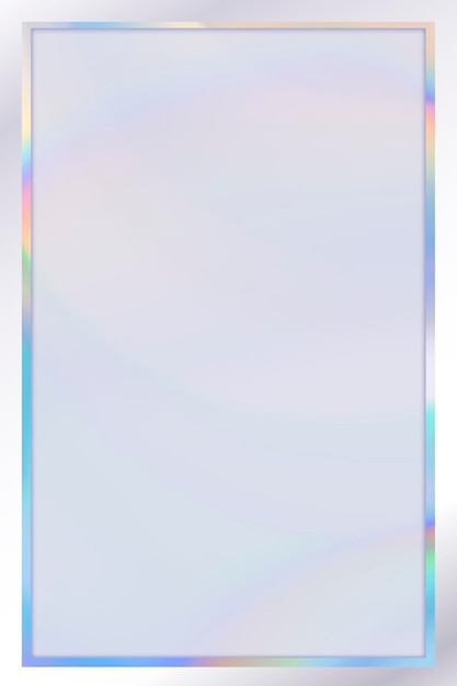Holographic frame template