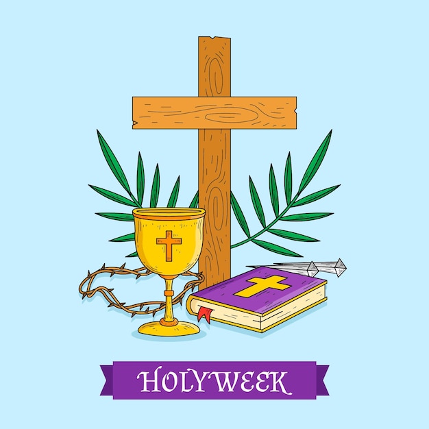 Holy week illustration