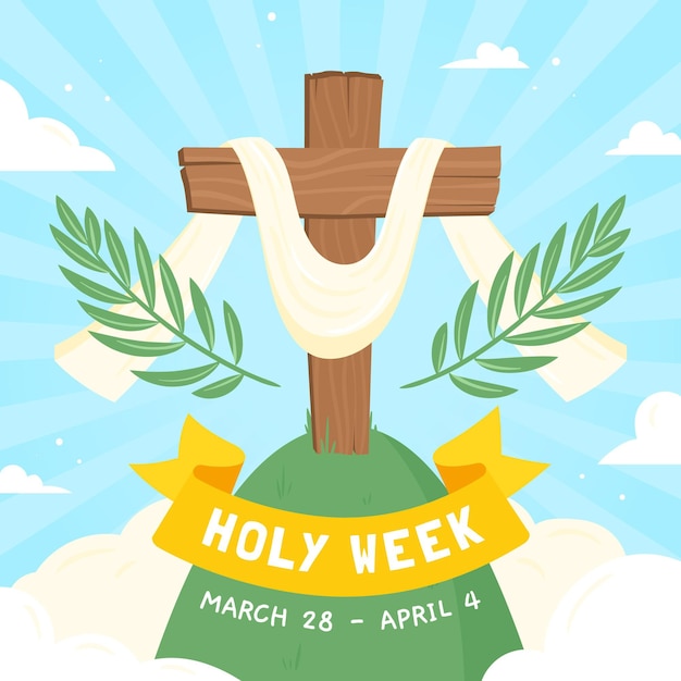 Holy week illustration