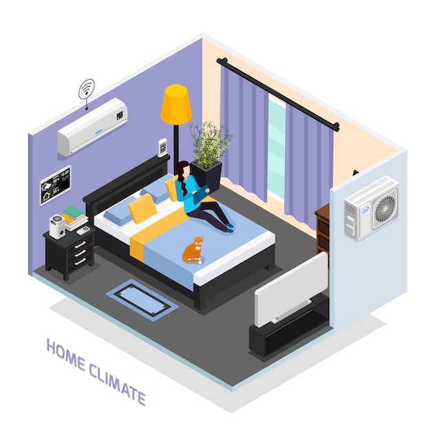 Home Climate Illustration