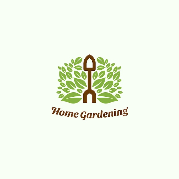 Бесплатное векторное изображение Логотип домашнего садоводства