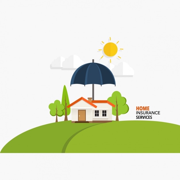 Home insurance services background