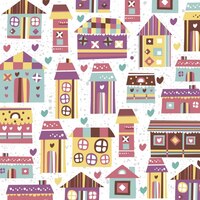 Free vector home sweet home pattern