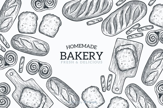 Homemade bakery background