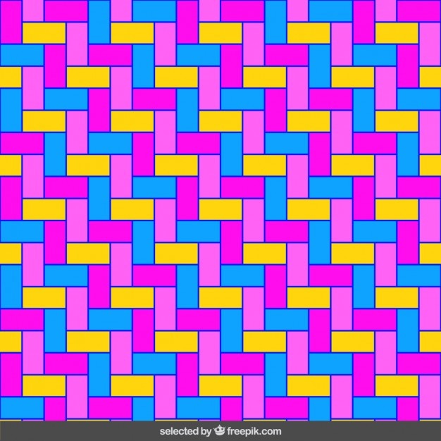 Homogeneous fluor rectangles mosaic