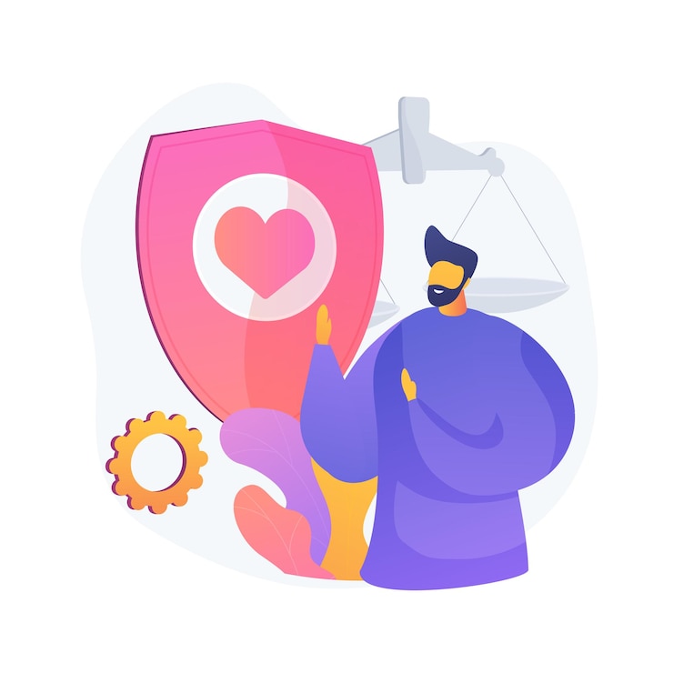 Free Vector honesty abstract concept vector illustration. ethics, honest person, keep promise, corporate core value, emotional honesty, professional quality, straightforward speech, loyalty abstract metaphor.