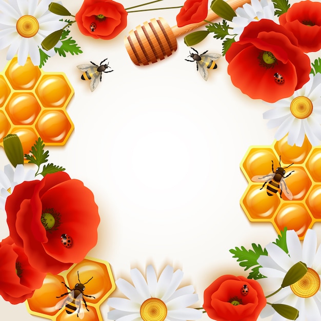 Free vector honey colored background