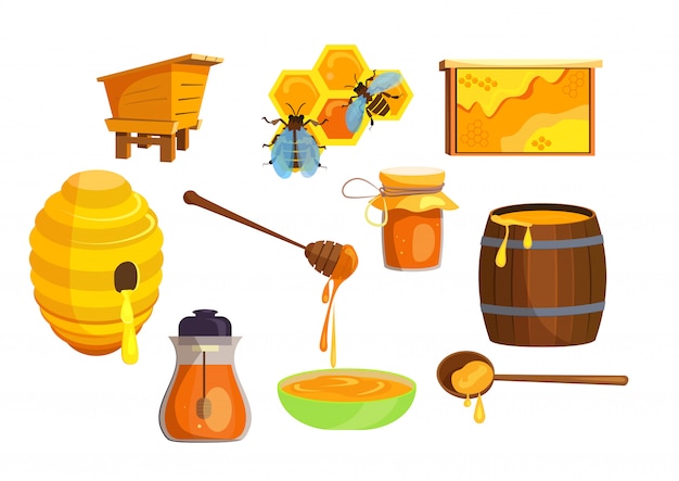 Honey production set
