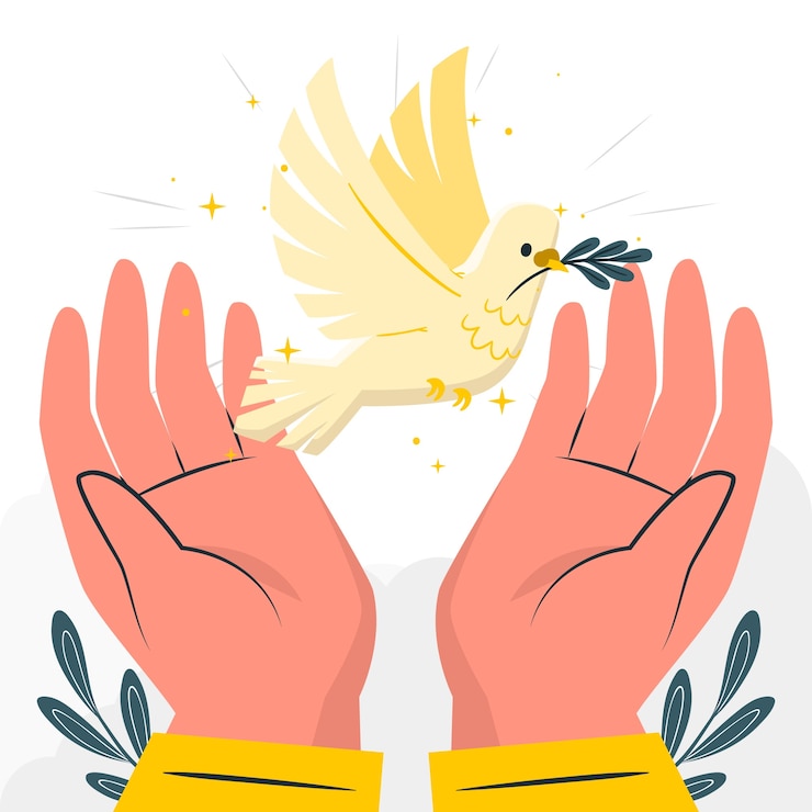 Free Vector hope  concept illustration