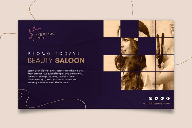 Premium Vector Hairdressing Banners