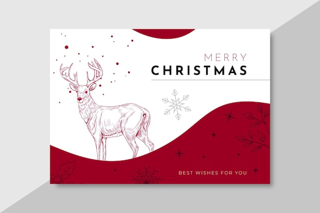 Horizontal banner for christmas