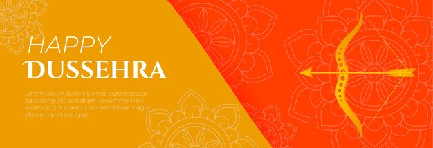 Horizontal dussehra banner