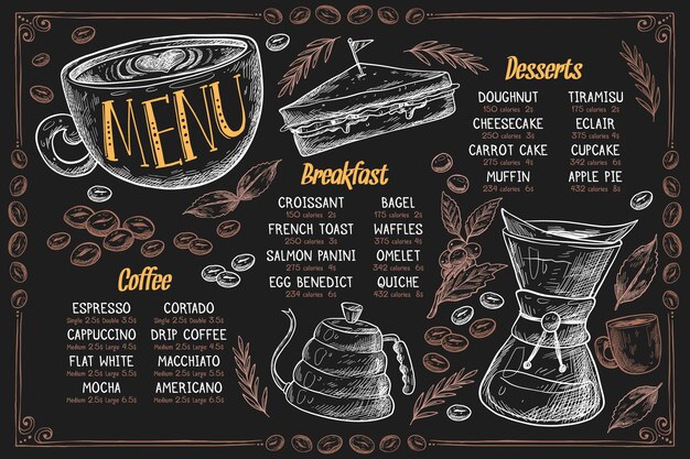 カフェに座っている人のイラスト 無料のベクター