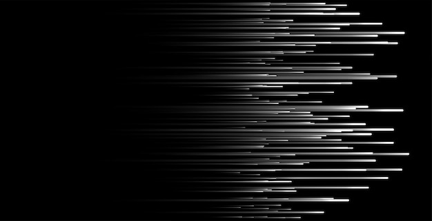 Free vector horizontal white lines on black background