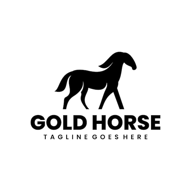 horse logo silhouet