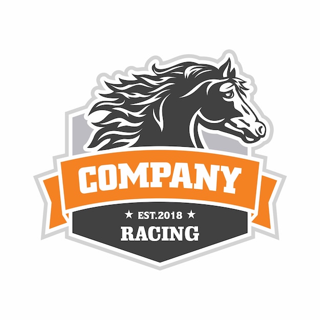 Download Free Horse Racing Logo Premium Vector Use our free logo maker to create a logo and build your brand. Put your logo on business cards, promotional products, or your website for brand visibility.