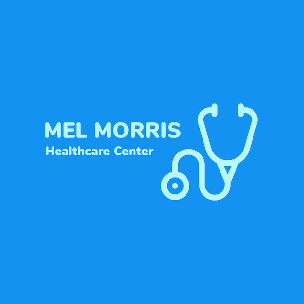 Бесплатное векторное изображение Больница шаблон логотипа