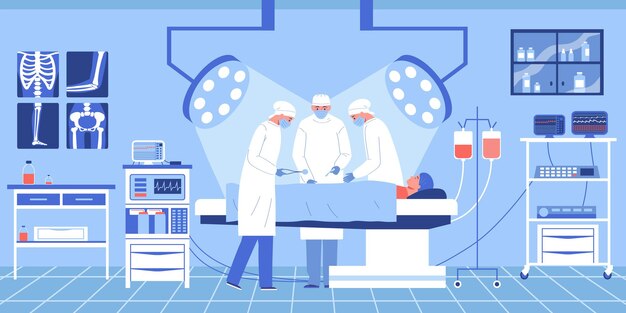 Hospital Surgical Operation Composition