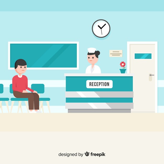 Hospital Reception Free Vectors Stock Photos Psd
