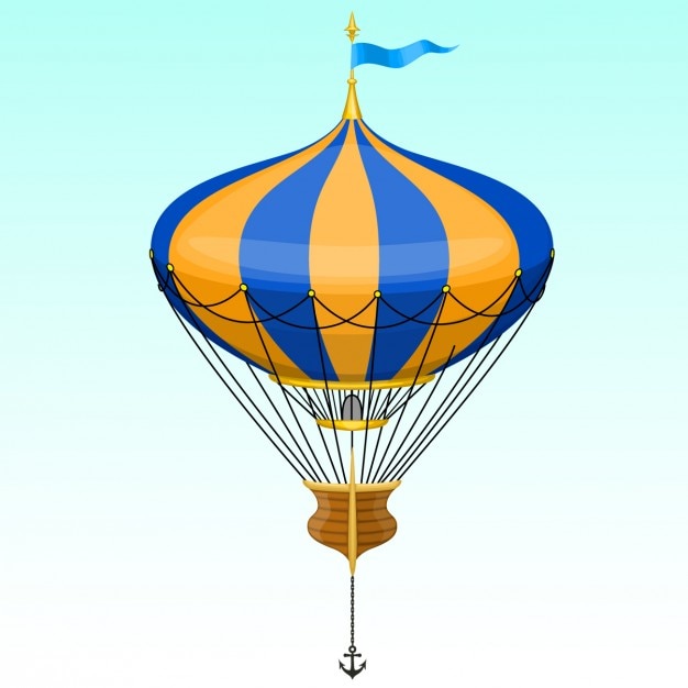 Free vector hot air ballon design
