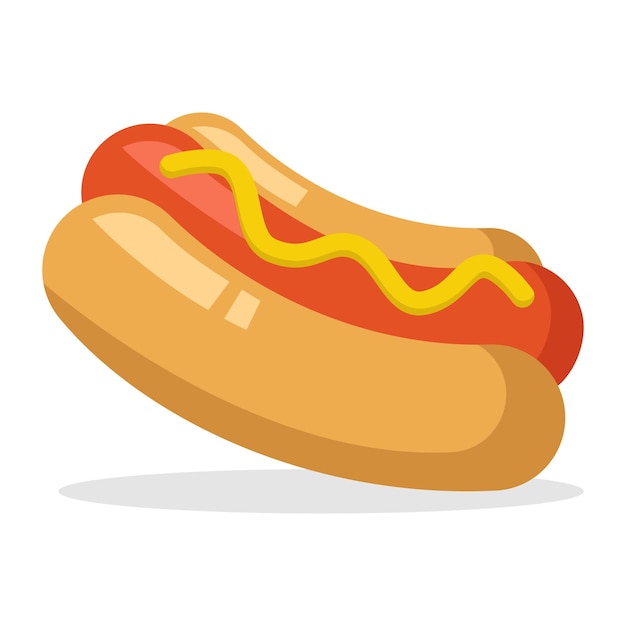 Vettore gratuito hot dog