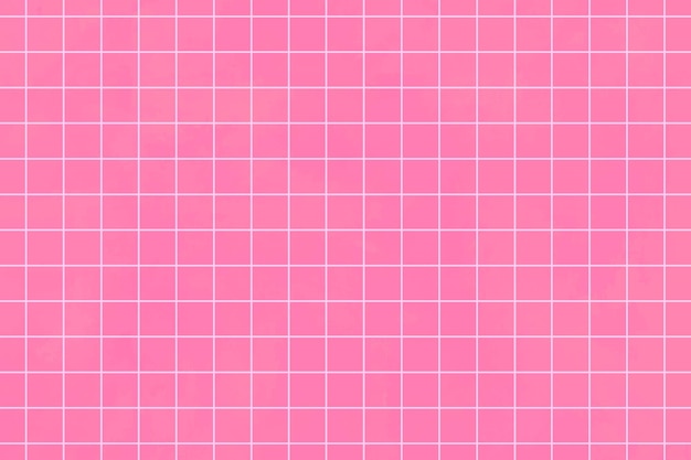 Hot pink aesthetic grid pattern background