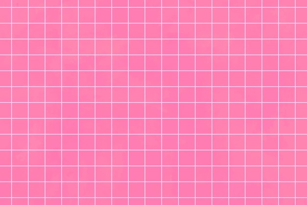 ホットピンクの美的グリッドパターンの背景