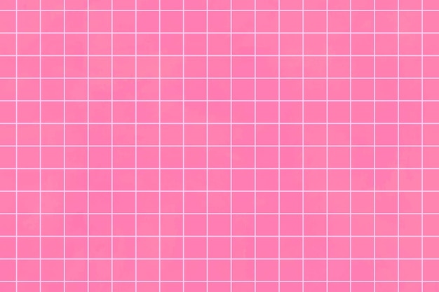 ホットピンクの美的グリッドパターンの背景