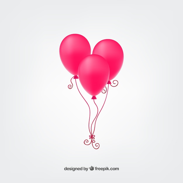 Горячие розовые воздушные шары