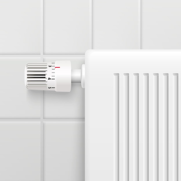 Hot water heating radiator 