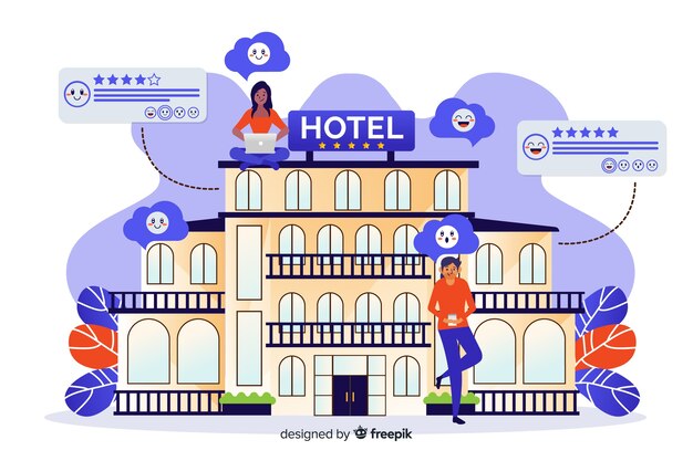 Hotel review concept