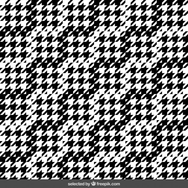 흑백 색상의 Houndstooth 배경