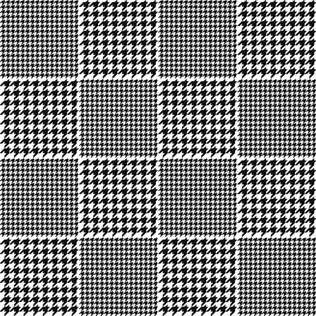 houndstooth plaid pattern
