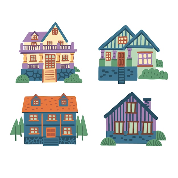 House illustration pack