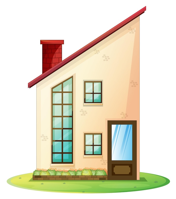 मुफ़्त वेक्टर house in modern style