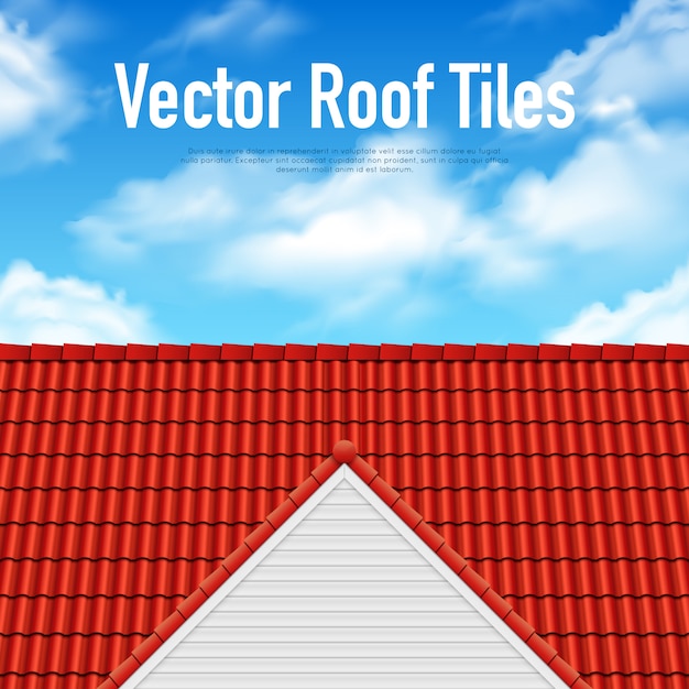 House Roof Tile Poster