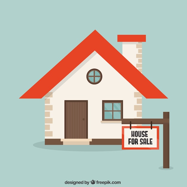 Free vector house for sale